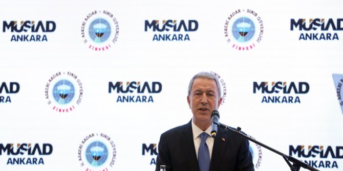 Bakan Akar Askerî Radar Ve Sınır Güvenliği Zirvesi’nde Konuştu