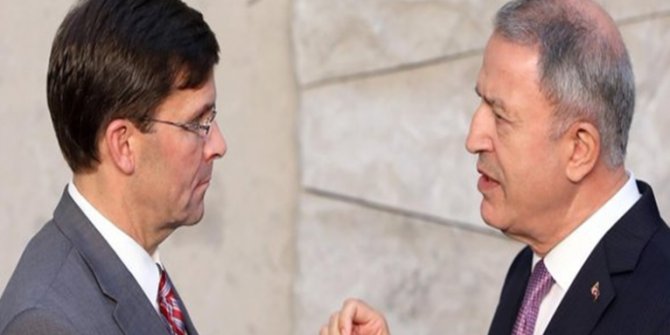 Bakan Akar Abd’li Mevkidaşı Esper İle Telefonda Görüştü