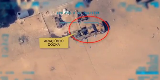 Teröristlere Ait Uçaksavar Tam İsabetle Vuruldu