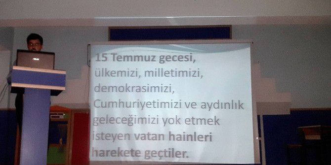 Kargı Metem’de 15 Temmuz Anlatıldı