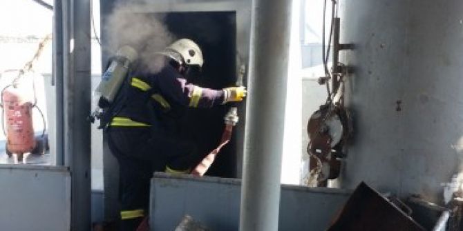 Fatsa’da Balıkçı Teknesi Yangını