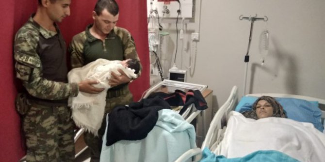 Tel Abyad’da Doğum Sancısı Tutan Ziheyye Kızına ‘Pınar’ismini Verdi