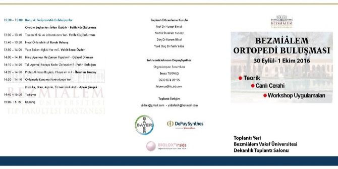 Bezmialem’de ’Ortopedi Buluşması’