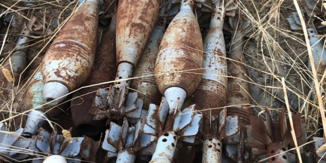 Tel Abyad’da 285 Katyuşa Ve Havan Mühimmatı Ele Geçirildi