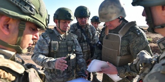 Rus Askerleri İle Fırat’ın Doğusunda İcra Edilen 7. Ortak Kara Devriyesi Tamamlandı