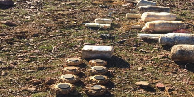 Terör Örgütü Pkk’ya Ait Yeni Silah, Mühimmat Ve Malzemeler Ele Geçirildi