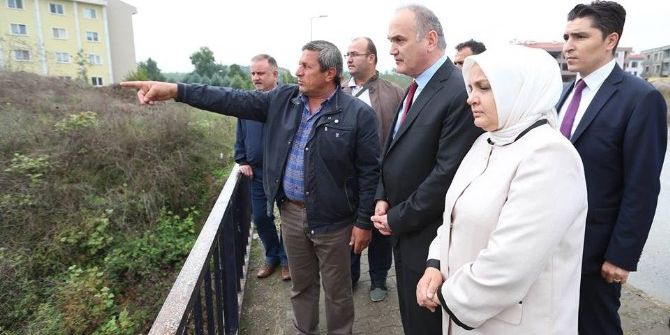 Bakan Karaca Deresinde İncelemelerde Bulundu