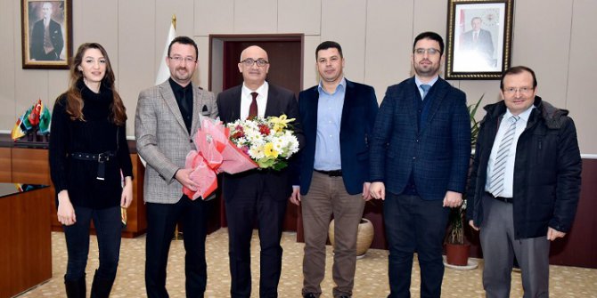 Sanayicilerden Rektöre Ziyaret