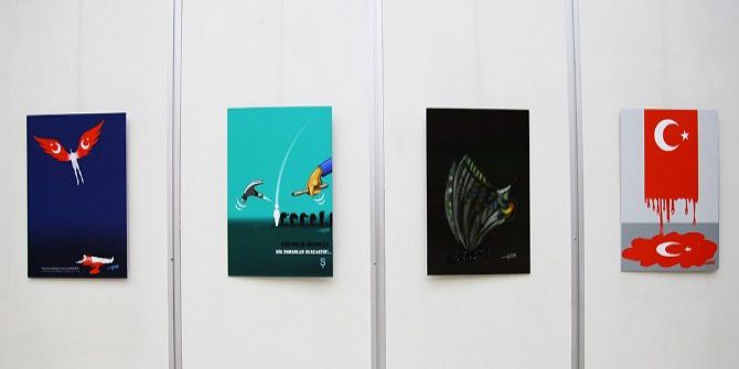 ’15 Temmuz’a Kalbi Yorumlar’ Karikatür Sergisi Açıldı