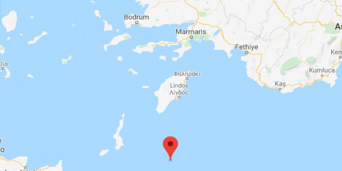 Marmaris Açıklarında Deprem