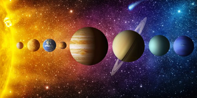 Güneş sisteminde yer alan gök cisimlerinden hangisinin çapı diğerlerinden daha küçüktür?