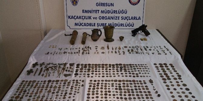 Giresun’da Tarihi Eser Operasyonu