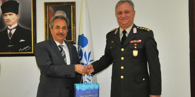 Albay Canol’dan Başkan Akkaya’ya Veda Ziyareti