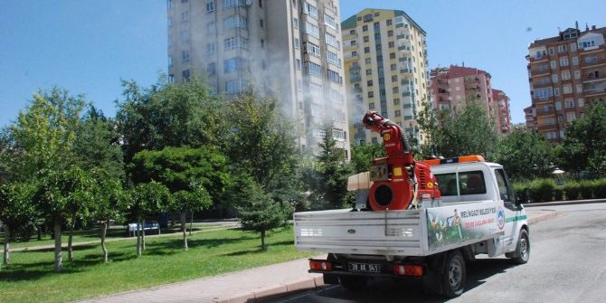 Melikgazi İlçesi Haşaratlara Karşı İlaçlandı