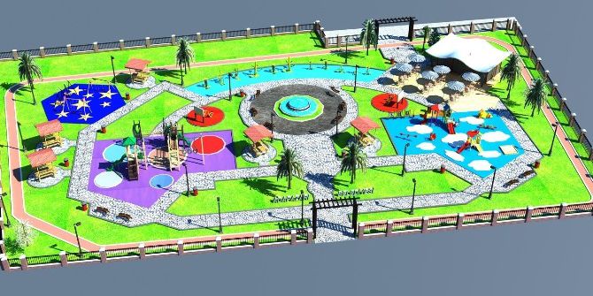 Başkan Dişli Temalı Parkı İnceledi