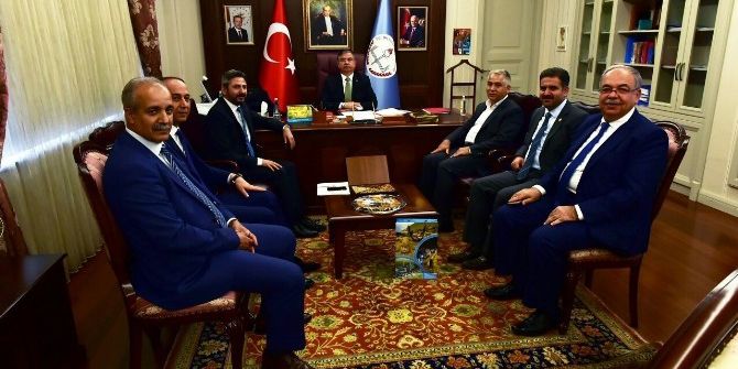 Adıyaman Heyeti Milli Eğitim Bakanı Yılmaz İle Görüştü