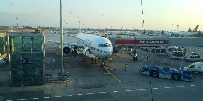 Atatürk Havalimanı’nda Yolcu Uçağını Su Bastı