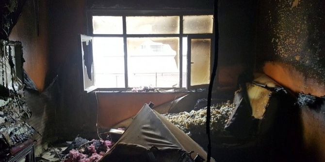 Yangında Ev Kullanılmaz Hale Geldi