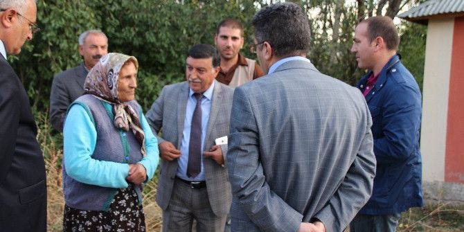 Kaymakam Çetin’den Engelli Kadına Ziyaret