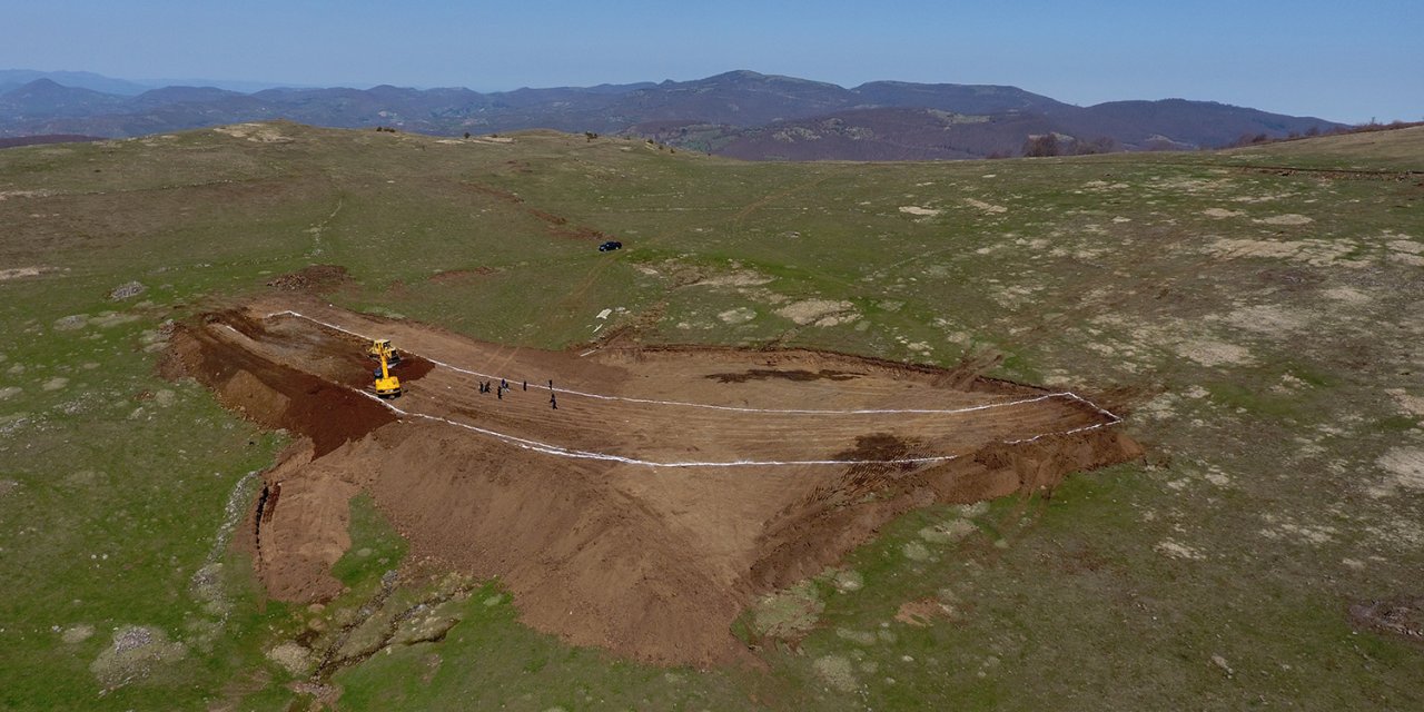 Argan Yaylası’na Muhteşem Gölet