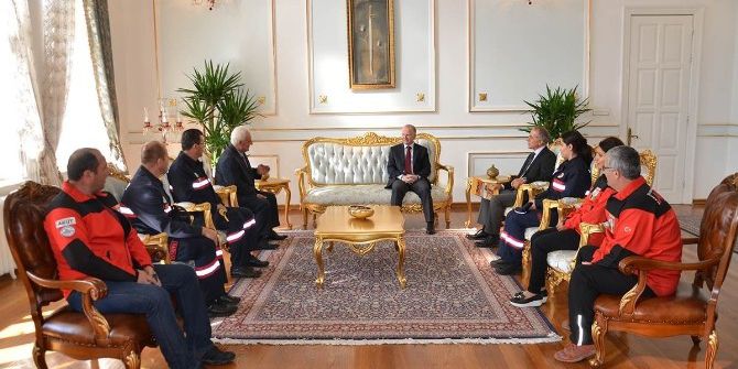 İtfaiye Ve Akut Ekiplerinden Vali Ceylan’a Ziyaret
