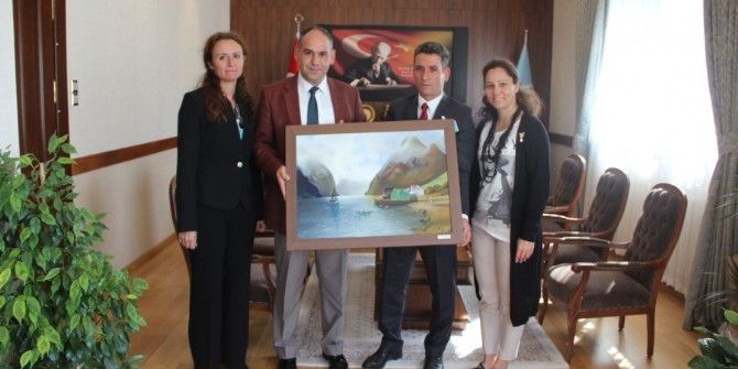 E-twinning Projesi Kapsamında Sergi