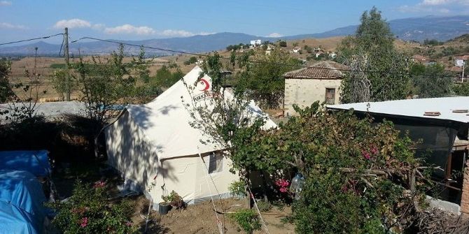 Aydın Afad’dan Evi Yanan Aileye Yardım