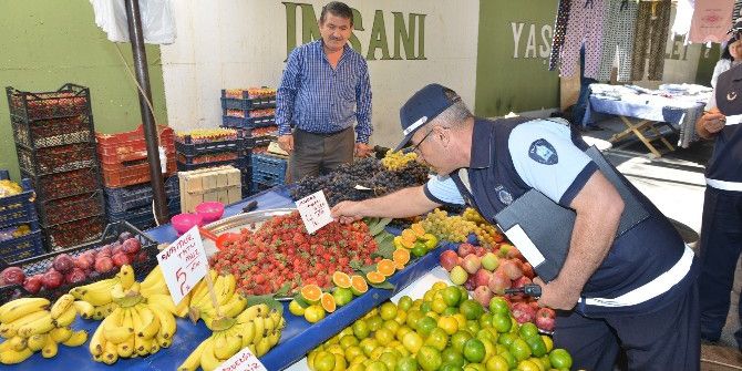 Pazar Yerlerine ‘Yıldırım’ Denetim
