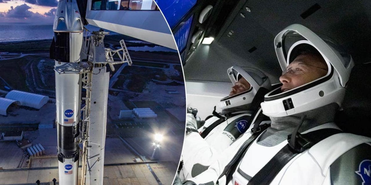 SpaceX'in ilk insanlı uçuşu başarıyla gerçekleşti!