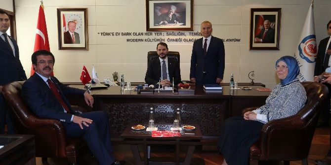 Bakanlardan Başkan Zolan’a Ziyaret