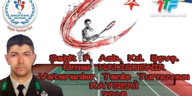 Şehit Ömer Halisdemir Adına Tenis Turnuvası Düzenlenecek