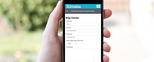 Köyünüzün resimlerini gönderin! Yayınlayalım