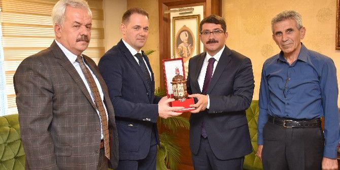 Arnavutluk’tan Başkan Çelik’e Ziyaret