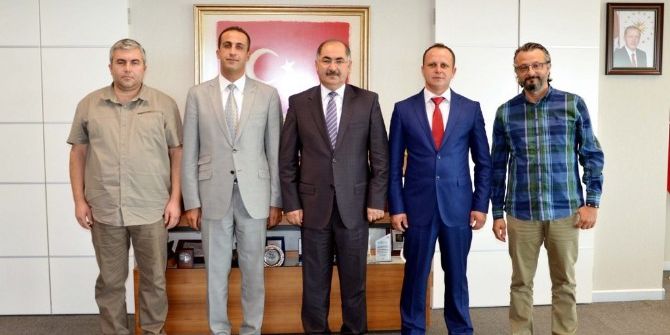 Damızlık Sığır Yetiştiricileri Birliği Yöneticilerinden Rektör Şimşek’e Ziyaret