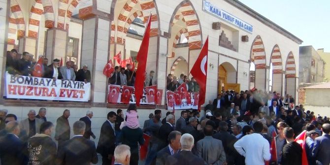 Erciş’te Teröre Tepki