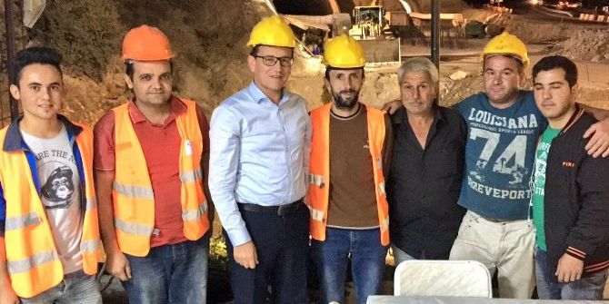Atay Uslu, Tünel Ve Yol Çalışmalarını İnceledi
