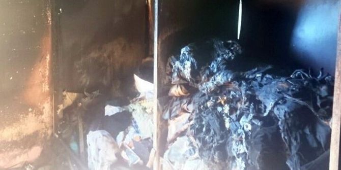 Uşak’taki Ev Yangınında 2 Yaşındaki Bebek Hayatını Kaybetti