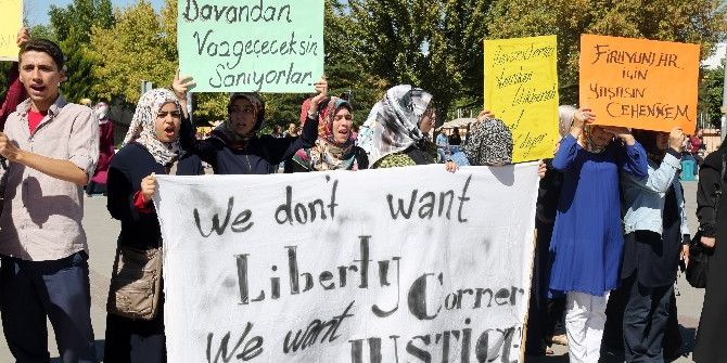 Gaziantep Üniversitesi’nde Cıa Protestosu