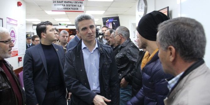 Bolu Valisi Baruş Ve Ak Parti İl Başkanı Doğanay Yaralıları Ziyaret Etti