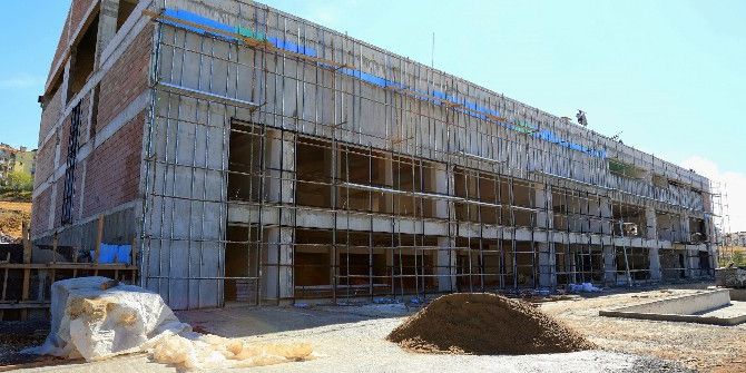 Bağlum Kültür Merkezi’nin Yüzde 67’si Tamamlandı