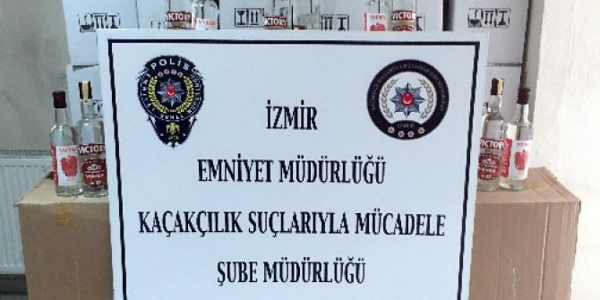 Sahte İçkiye Polis Baskını