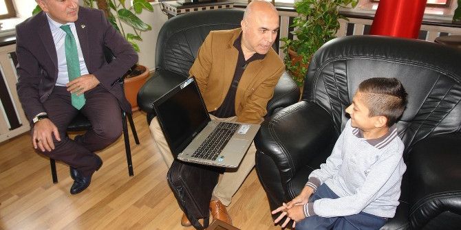 Ali Korkut, Engelli Bir Çocuğun Kalbini Yaptı