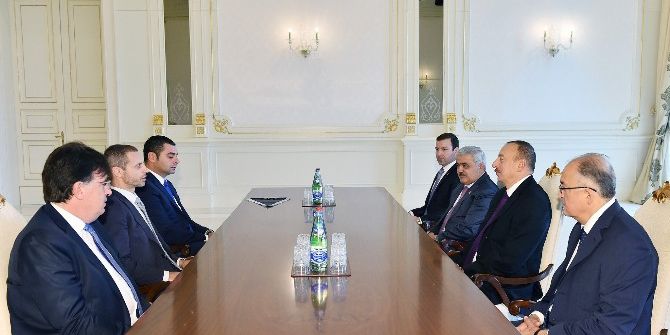 İlham Aliyev Uefa’nın Başkanı Ceferin’i Kabul Etti