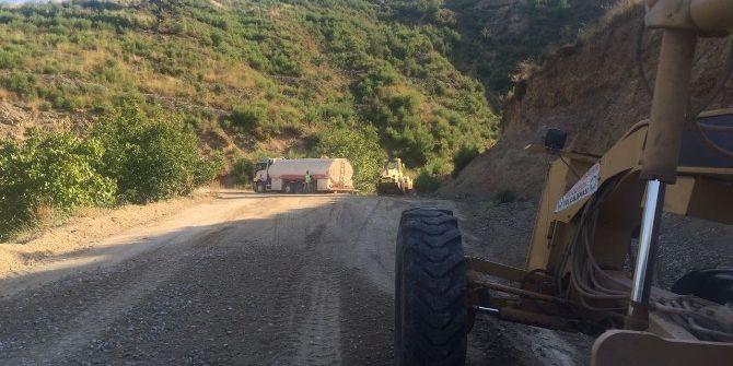 Alaşehir’in Yolları Asfaltlanıyor