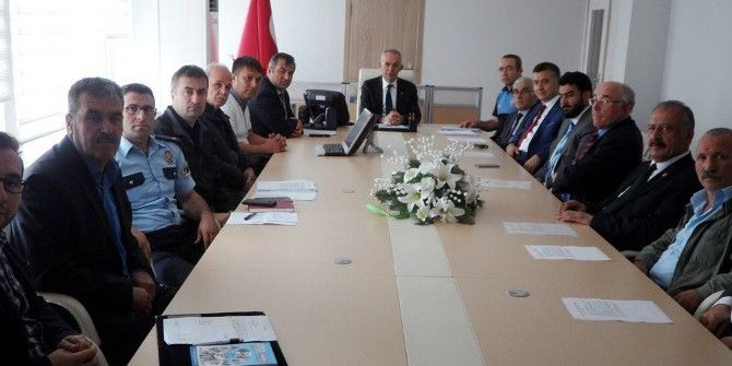 Bafra’da Güvenlik Toplantısı