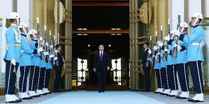 Suudi Arabistan Veliaht Prensi Cumhurbaşkanlığı Külliyesinde