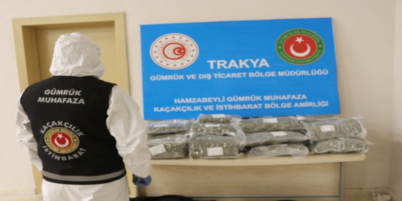 Kapıkule’de Zehir Yüklü Uyuşturucu Tırına Geçit Verilmedi