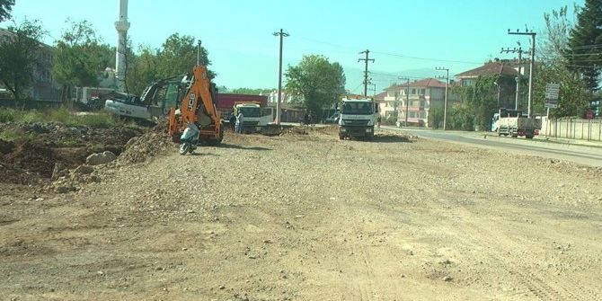 Otogar Yolunda Çalışma