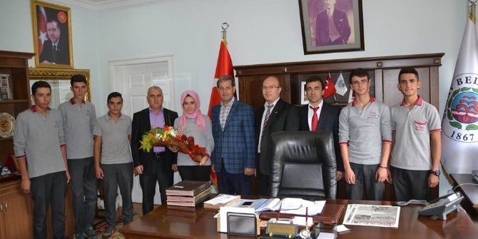 Başkan Özkan’a Staj Teşekkürü