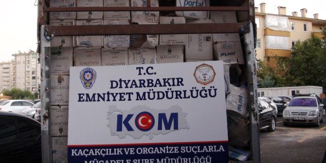Diyarbakır’da Kaçağa 1 Milyon 482 Bin Tl’lik Darbe